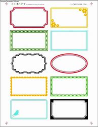 Image result for Free Printable Labels and Long Tags