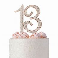 Image result for Birthday Cake 13 Rose Gold