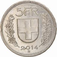 Image result for Swiss Flag 5 FR Image Coin