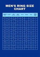 Image result for Actual Ring Size Chart for Men