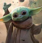 Image result for Baby Yoda Looking Up