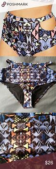 Image result for Aztec Cut Out Side Swimsuit