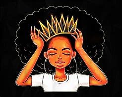 Image result for Queen Crown Cartoon Black Girl