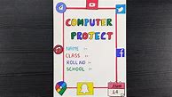 Image result for Computer Project Cover Page