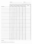 Image result for Student Sign Out Sheet Template