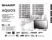Image result for Factory Reset for Sharp Aquos TV Lc70c6600u