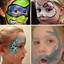 Image result for Red Black White Face Paint