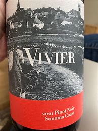Image result for Vivier Pinot Noir Sonoma Coast