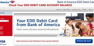 Image result for B of a Edd Debit Card