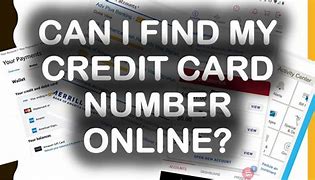 Image result for Where Can I Find My Card Number
