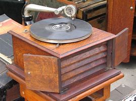 Image result for Vintage Record Player with Speakers