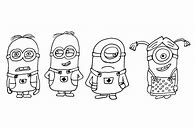 Image result for Minions Character Cartoon Coloring Pages