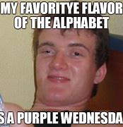 Image result for Purple Wednesday Meme
