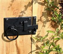 Image result for Wood Fence Gate Latch