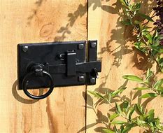 Image result for Wooden Gate Latch