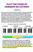 Image result for Piano Number System