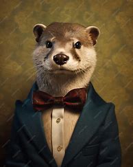 Image result for Otter in a Business Suit