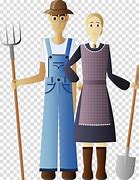 Image result for Cartoon Farmer and Wife