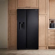 Image result for Samsung Black Stainless Steel Counter-Depth Refrigerator