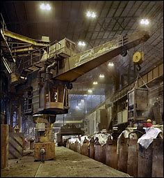 Stahlwerk bous, Steel mill, Industriefotografie