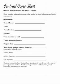 Image result for Employment Contract Cover Sheet