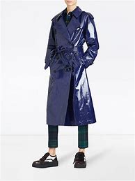 Image result for Burberry Laminated Trench Coat