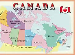 Image result for Map of Canada 1980