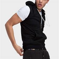 Image result for Men's Sleeveless Hoodie