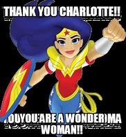 Image result for Wonder Woman Thank You Meme