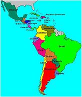 Image result for United States and Latin America Map