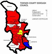Image result for Torfaen County Map