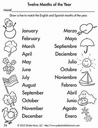 Image result for Spanish Words for Preschool