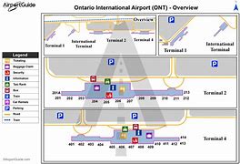 Image result for Ontario Airport Map