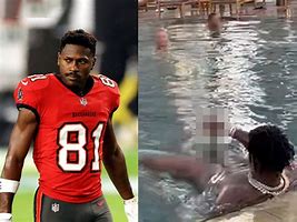 Image result for Antonio Brown in Pool