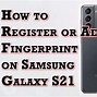 Image result for Fingerprint On Galaxy S21