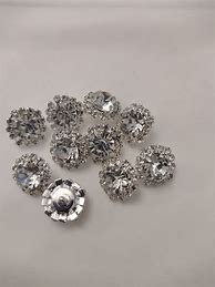 Image result for Rhinestone Flower Buttons