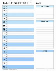 Image result for Daily Routine Schedule Template