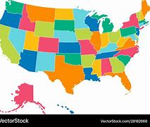Image result for United States Map Labeled and Colored