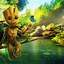 Image result for Baby Groot Wallpaper HD Laptop