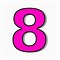 Image result for Colorful Number 8