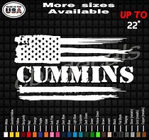 Image result for American Flag Cummins Sticker