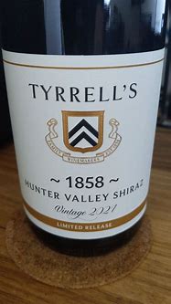 Image result for Tyrrell's Shiraz Dry Red Bottle No 1976