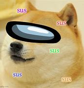 Image result for Sus Doge Meme