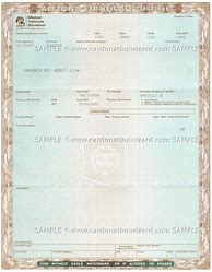 Image result for Front View of a Arizona Certificate of Title