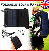 Image result for Portable Folding Tramping Solar Panel Power Bank
