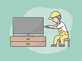 Image result for LED TV Repair Cartoon