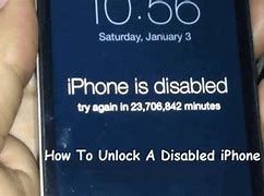 Image result for How to Un Disabled iPhone