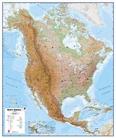 Image result for America Physical Map