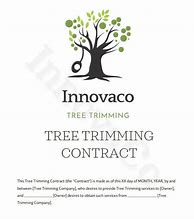 Image result for Tree Service Contract Template