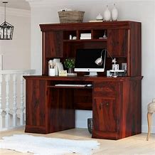 Image result for Computer Desk Hutch for Home Office